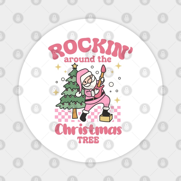 rockin'around the christmas tree Magnet by dadan_pm